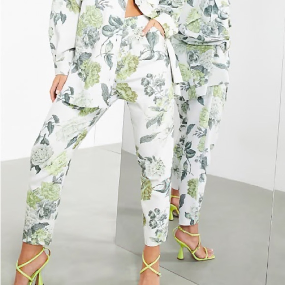ASOS EDITION Floral Print Women's Pants NWT